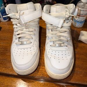 Size 12 - Nike Air Force 1 '07 Mid Triple White